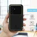 Galaxy S25 Metal Rugged Case – Built-In Screen Protector
