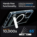 Galaxy S25 Plus Kickstand Military Grade Protection Anti - Yellowing Cover