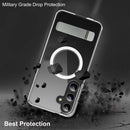 Galaxy S25 Plus Kickstand Military Grade Protection Anti - Yellowing Cover