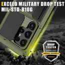 Galaxy S25 Ultra Heavy - Duty Aluminum Metal Protective Case with Shockproof Bumper