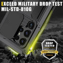 Galaxy S25 Ultra Heavy - Duty Aluminum Metal Protective Case with Shockproof Bumper