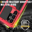 Galaxy S25 Ultra Heavy - Duty Aluminum Metal Protective Case with Shockproof Bumper