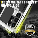 Galaxy S25 Ultra Heavy - Duty Aluminum Metal Protective Case with Shockproof Bumper