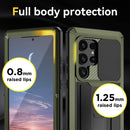 Galaxy S25 Ultra Heavy - Duty Aluminum Metal Protective Case with Shockproof Bumper