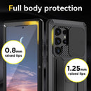 Galaxy S25 Ultra Heavy - Duty Aluminum Metal Protective Case with Shockproof Bumper