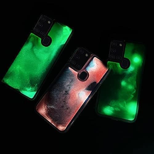 Galaxy S25 Ultra Glow in The Dark Quicksand Liquid Fluorescent Case - Gorilla Cases