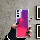 Galaxy S25 Ultra Glow in The Dark Quicksand Liquid Fluorescent Case