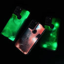 Galaxy S25 Ultra Glow in The Dark Quicksand Liquid Fluorescent Case