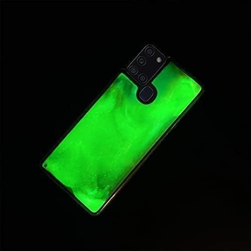 Galaxy S25 Ultra Glow in The Dark Quicksand Liquid Fluorescent Case - Gorilla Cases