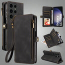 Galaxy S25 Ultra Leather Flip Wallet Phone Case
