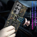 Galaxy S25 Ultra Military Camouflage Shockproof Case