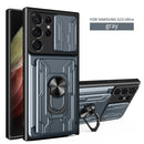 Galaxy S25 Ultra Ring Camera Military Grade Card Case