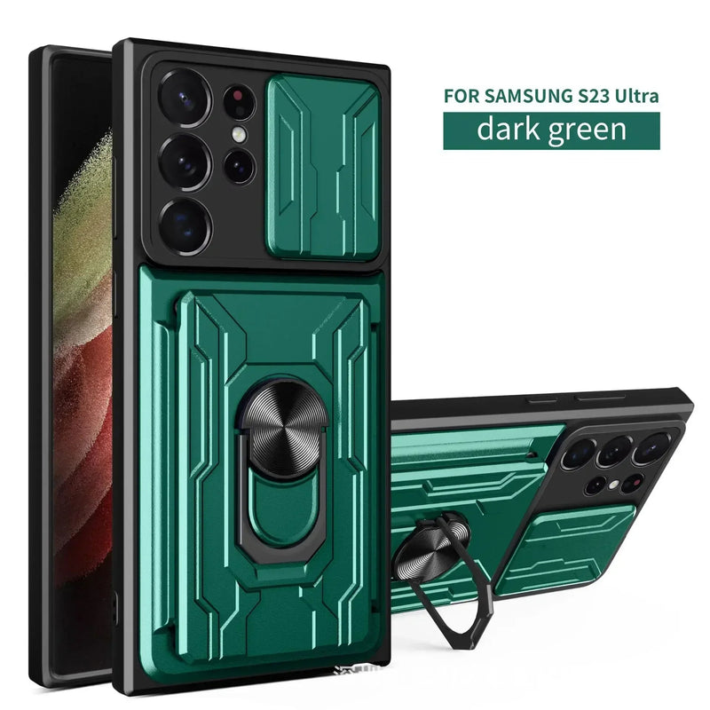 Galaxy S25 Ultra Ring Camera Military Grade Card Case - Gorilla Cases