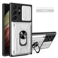 Galaxy S25 Ultra Ring Camera Military Grade Card Case