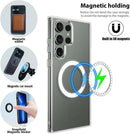 Galaxy S25 Ultra Clear MagSafe Case Slim Protective Design