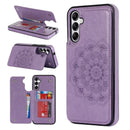 Galaxy S25 Ultra Wallet Flip Leather Case