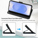 Galaxy S26 Premium Leather Flip Wallet Case