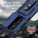 Galaxy S26 Ultra Case PC + TPU Phone Cover with Lens Protection Kickstand