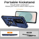 Galaxy S26 Ultra Case PC + TPU Phone Cover with Lens Protection Kickstand