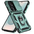 Galaxy S26 Ultra Case PC + TPU Phone Cover with Lens Protection Kickstand