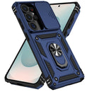 Galaxy S26 Ultra Case PC + TPU Phone Cover with Lens Protection Kickstand