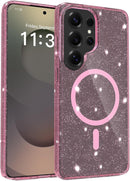 Galaxy S26 Ultra Clear Glitter Case - Sparkle Military Grade