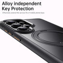 Galaxy S26 Ultra Magnetic Kickstand Case With Transparent Back