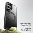 Galaxy S26 Ultra Magnetic Kickstand Case With Transparent Back