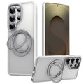 Galaxy S26 Ultra Magnetic Kickstand Case With Transparent Back
