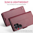 Galaxy S26 Ultra RFID Wallet Case with Magnetic Clasp and Stand