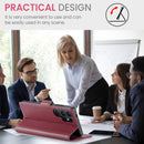 Galaxy S26 Ultra RFID Wallet Case with Magnetic Clasp and Stand