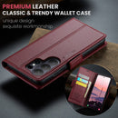 Galaxy S26 Ultra RFID Wallet Case with Magnetic Clasp and Stand