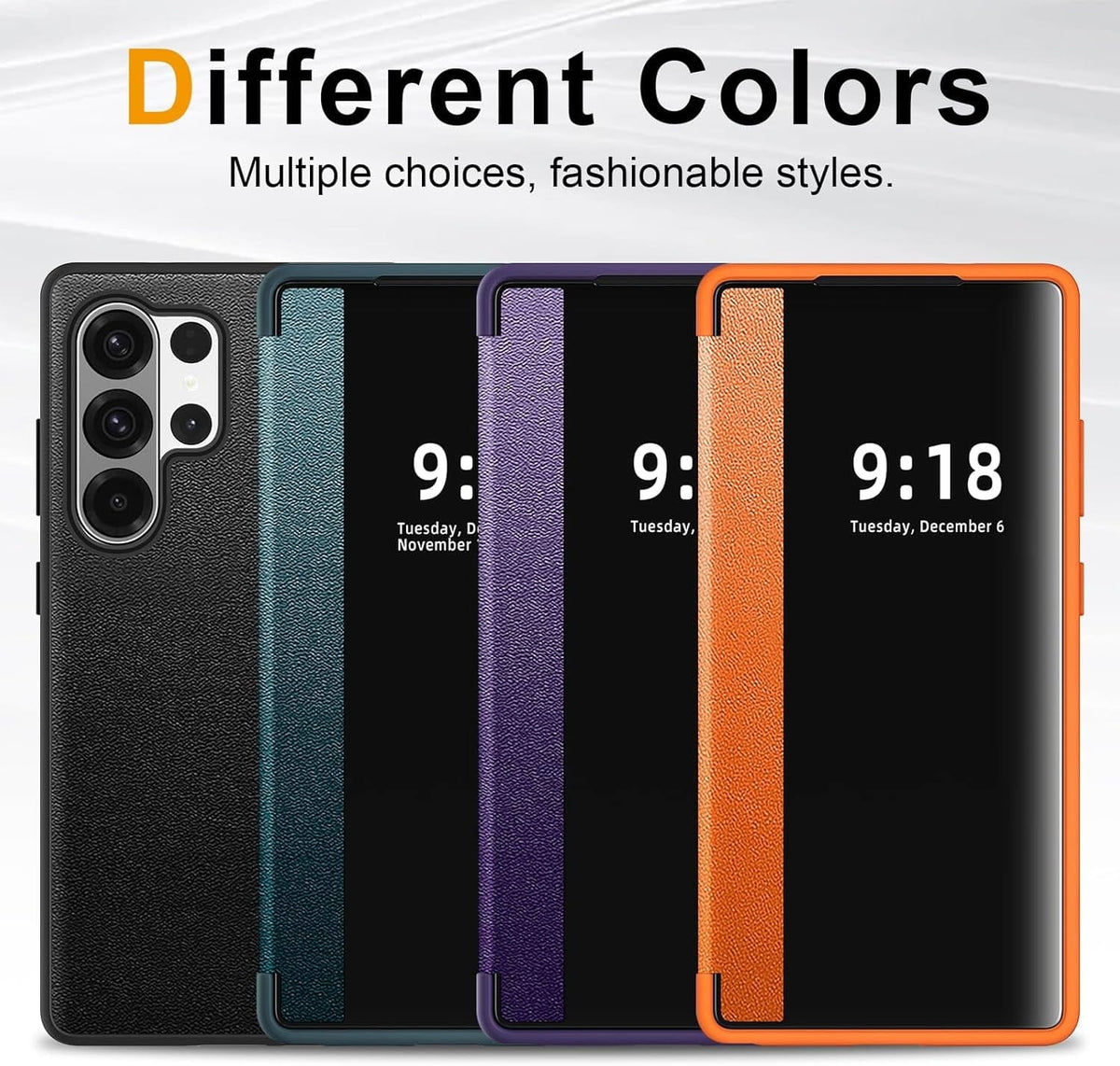 Galaxy S26 Ultra S-View Flip Case Black