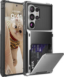 Galaxy S26 Ultra Wallet Case - 5 Hidden Card Slots Flip