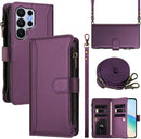 Galaxy S26 Ultra Wallet Case 9 Card Slots Crossbody