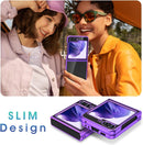 Galaxy Z Flip 5 Case Slim Hard Cover Luxury Electroplated Edge Shell Protector