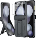 Galaxy Z Flip 5 Z Flip 5 Case Hinge Protection& Built - in Screen Protector Ultra Thin Case