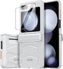 Galaxy Z Flip 5 Z Flip 5 Case Hinge Protection& Built - in Screen Protector Ultra Thin Case