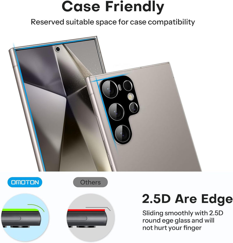 Galaxy Z Flip 6 + 3 Front Tempered Glass Camera Lens Protector Case - Gorilla Cases