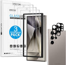 Galaxy Z Flip 6 + 3 Front Tempered Glass Camera Lens Protector Case