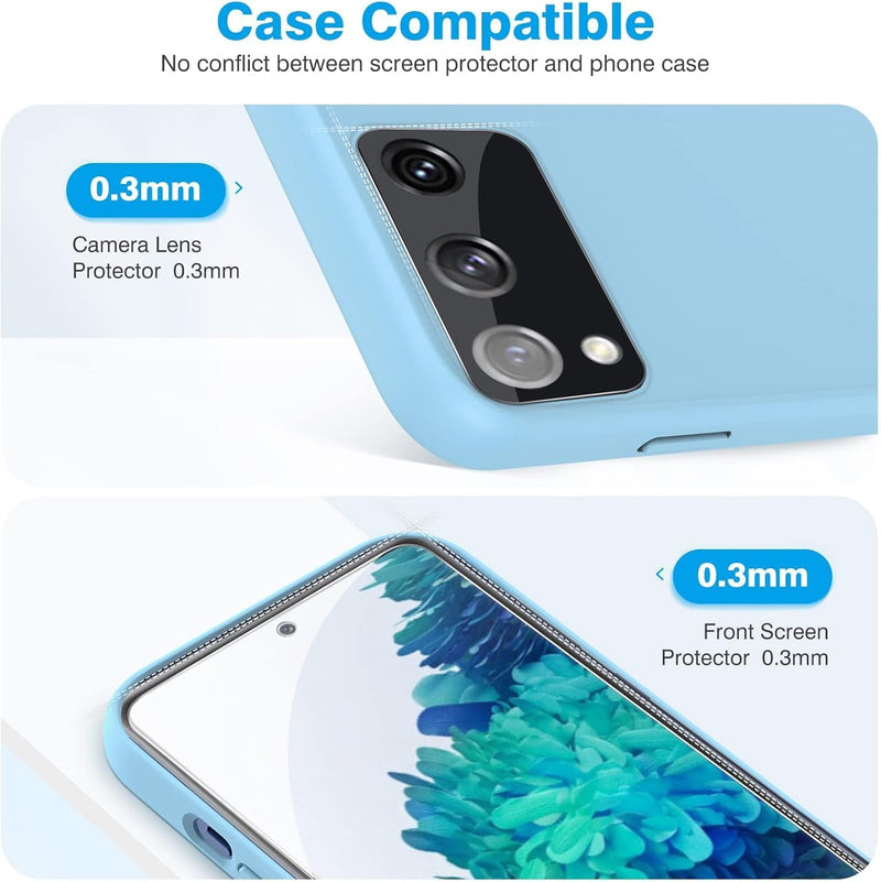 Galaxy Z Flip 6 + 3 Front Tempered Glass Camera Lens Protector Case - Gorilla Cases