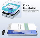 Galaxy Z Flip 6 + 3 Front Tempered Glass Camera Lens Protector Case