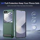 Galaxy Z Flip 6 Hidden Kickstand Built in Front Screen Protector Case