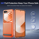 Galaxy Z Flip 6 Hidden Kickstand Built in Front Screen Protector Case