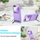 Galaxy Z Flip 6 Hidden Kickstand Built in Front Screen Protector Case
