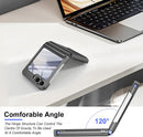 Galaxy Z Flip 6 Hidden Kickstand Built in Front Screen Protector Case