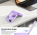Galaxy Z Flip 6 Hidden Kickstand Built in Front Screen Protector Case