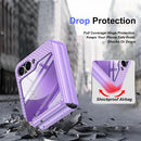 Galaxy Z Flip 6 Hidden Kickstand Built in Front Screen Protector Case