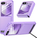 Galaxy Z Flip 6 Hidden Kickstand Built in Front Screen Protector Case