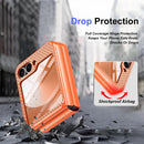 Galaxy Z Flip 6 Hidden Kickstand Built in Front Screen Protector Case